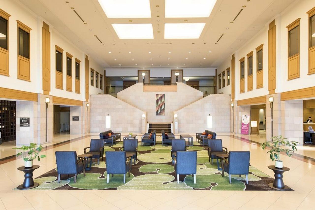 Ana Crowne Plaza Chitose By Ihg Hotel Exterior foto Lobby